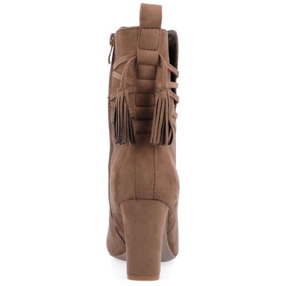 🍁SUPER SALE MICROSUEDE FRINGE BOOTS - Picture 2 of 12